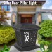 Primatic Home Goods 2-Levels Adjustable Brightness Solar Outdoor Lamp - Energy-Saving, Weatherproof, Perfect for Pathways and Gardens