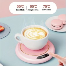 Primatic Home Goods USB-Powered Cup Heater - Compact and Portable, Keeps Beverages Warm for Home, Office, and Travel Use